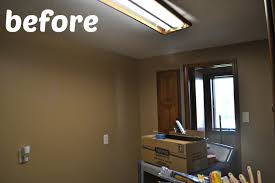 One ceiling fixture in a room creates multiple shadows and illuminates. Laundry Room Makeover The Cards We Drew