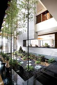 Main idea of the timber house is the indoor environment quality reached by the inner courtyard in the middle which is hidden from outside on this small site. 58 Most Sensational Interior Courtyard Garden Ideas
