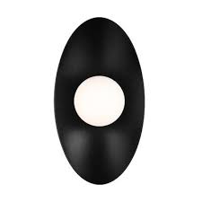 Tech Lighting Joni 1 Light Led Flush Mount Finish Matte Black Size 13 H X 4 5 W X 7 D Tech Lighting Wall Sconces Led Wall Sconce