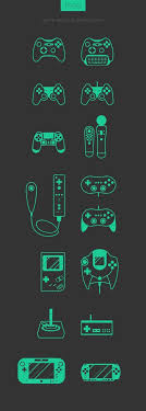 Free Psd Game Set On Http Myphotoshopbrushes Com Free Psd Nerd Games Ps4 Games Video Game Art