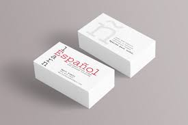 It is also advisable to have information on business cards printed in both languages. Business Cards Logo Spanish Class On Behance
