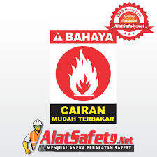 Ribbon red gelatin cairan mudah terbakar. Sticker Safety Bahaya Cairan Mudah Terbakar Ukuran A4 Shopee Indonesia