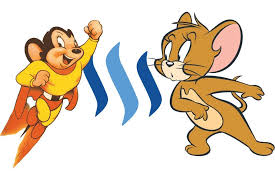 Image result for Tom and Jerry, Mighty Mouse,