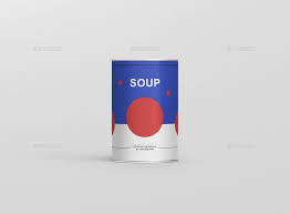 Food Tin Can Mockup In 2020 Tin Can Label Design Foil Stamping