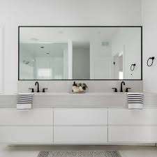 Hosmer Interior Design Portfolio Winnipeg Master Ensuite Vanity With Double Sinks Modern Master Bathroom Decor Modern White Bathroom Modern Bathroom Vanity