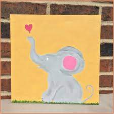 3.8 out of 5 stars 4. Baby Canvas Painting Ideas Nursery Paintings Elephant Canvas Elephant Painting Canvas
