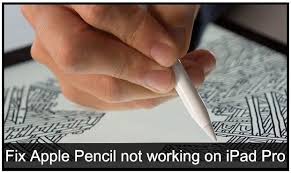 How To Fix Apple Pencil Not Working On Ipad Pro Apple Pencil Ipad Pro Apple