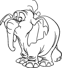 Awesome Tantor Cute Baby Elephant Coloring Page Olifant Tekening Kleurplaten Olifant