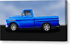 Free delivery and returns on ebay plus items for plus members. 1959 Chevrolet Apache Fleetside Pickup Truck 59chapche165 Canvas Print Canvas Art By Frank J Benz