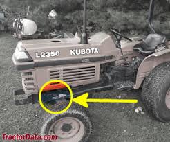 tractordata com kubota l2350 tractor information