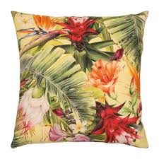 Der hierzulande noch ziemlich exotische name kommt aus schweden und wurde nach der blume linnaea borealis benannt. Pad Kissenhulle Quintana Yellow 45 X 45 Cm Baumwoll Leinen Exotische Blumen Kaufen Bei Wohntextilien 4 You Gmbh