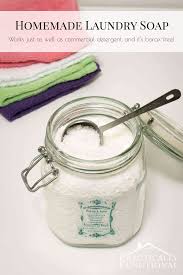 Add enough hot water to cover the washing soda. Homemade Laundry Soap Borax Free Practically Functional