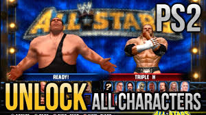 Andre the giant, successfully complete any path in path of champions mode with andre the giant. Wwe All Stars Ps2 How To Unlock All Characters Superstars Pcsx2 Ps2 Emulator Youtube