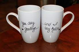 Diy Project For Under 10 Couple Coffee Mugs Couples Coffee Mugs Mugs Diy Mugs