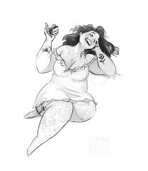 Simini Blocker Ninas And A Bonus Inej My Six Of Crows Faves Curvy Art Body Positivity Art Plus Size Art