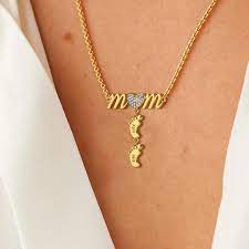 Mother S Day Sale Extra 10 Off Code Extra10 Because Mom Is Always There For You Taking Care Of The Family And Mom Necklace Family Necklace Engraved Necklace