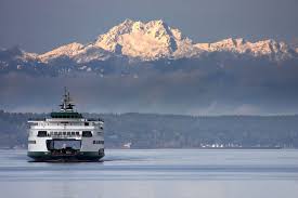 how we get too and from the other side puget sound ferry facing the olympic mountain range seattle wa u vacation places olympic mountains favorite places pinterest