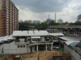 Kj15 kl sentral lrt station 2.4 km. Hang Tuah Rapid Kl Lrt Station And Al Bukhary Masjid Background In The Centre Kuala Lumpur Mapio Net