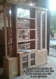 Dalam membuat sekat ruangan minimalis diperlukan kreatifitas yang tinggi. Bufet Minimalis Model Partisi Pembatas Ruangan Furniture Jati Jepara