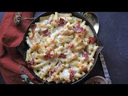 Fontina And Prosciutto Baked Ziti Recipe Laura In The Kitchen Internet Cooking Show Baked Ziti Ziti Mac And Cheese