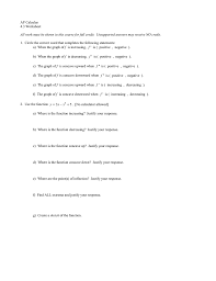 The ap calculus ab exam has two sections: Ap Calculus 4 3 Worksheet All Work Must Be Shown In This Course For