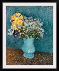 The first series, executed in paris in 1887, depicts the flowers lying on the ground, while the second set, made a year later in arles. Vault W Artwork Vase Of Flowers 1887 By Vincent Van Gogh Painting Print Reviews Wayfair