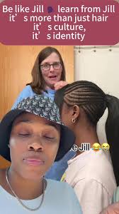 Older White Lady Jill Braiding Hair