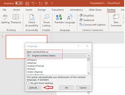 Spell Check Language Microsoft Community