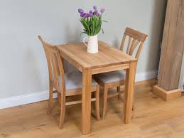 Two Seater Kitchen Table And Chairs Solid Oak Dining Table 2 Seater Dining Table Dining Table In Kitchen