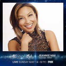 Meet the #MissUSA 2017 official telecast judges! Halima Aden Jeannie Mai,  Carson Kressley, Brook Leel, Janet Mock and Nancy Lublin! Watch LIVE this  Sunday, May 14th at 8pm ET