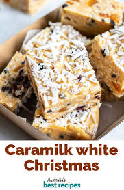 4 Ingredient Caramilk White Christmas Slice Recipe Edible Christmas Gifts Christmas Food White Christmas