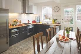 I shaped kitchen work best with sink in center and allow counter space on either side. Pin On Kitchen Charm