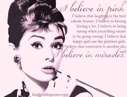 Audrey Hepburn Quotes About Pink Quotesgram