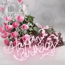 Happy birthday message with flowers. Birthday Flower Gifs Tenor