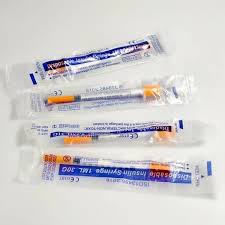 Purple Pink Orange Insulin Syringe 10/50/100 Pcs 1CC 0.5CC ...