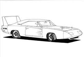 Fast And Furious Coloring Pages Daytona Charger Educative Printable Fast And Furious Car Drawings Coloring Pages