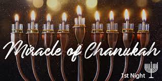 Hanukkah (/ ˈ h ɑː n ə k ə /; Chanukah Night 1 Miracle Of Chanukah Jewish Voice