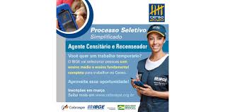 A importância do ibge reside, principalmente, na produção de dados e informações para instrumentalizar estudos científicos e planejamentos de ações públicas. Abertas As Inscricoes Para Processo Seletivo Do Ibge Prefeitura Municipal De Ituporanga