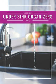 under kitchen sink storage solutions