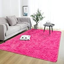 I originally ordered it for my living room but it looks too neat and i do not want any stains on it anytime soon especially with having a male roommate. Amazon Com Hot Pink Rug