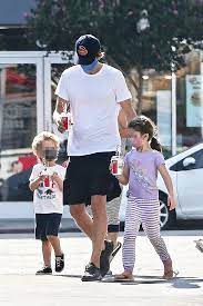 I know he was married to demi moore, and what he said at the teen choice awards is not being said to kids. Ashton Kutcher Mila Kunis Take Kids Out For Ice Cream See The Pics Hollywood Life