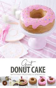 Giant Donut Cake The Cake Blog