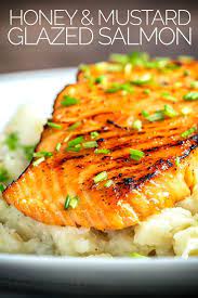 Honey And Mustard Salmon The Perfect Easy 15 Minute Main Recipe Cooking Salmon Recipes Healthy Recipes