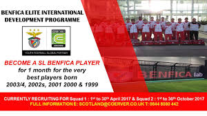 Coerver Coaching Scotland Benfica Elite International Development Program High Performance Age 13 17