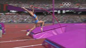 How high can you fly when you are jumping off legos? Elena Isinbaeva Rus Pole Vault Qualifiction Highlights London 2012 Olympics Youtube