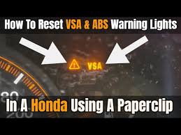The Ultimate Guide To Understanding The Vsa Light On Your Honda | Panda Hub  Car Care