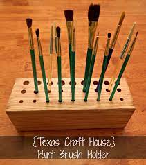 Paint Brush Holder Tutorial Paint Brush Holders Diy Brush Holder Brush Holder