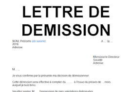 Modele Lettre De Demission Avec Preavis En Word Doc En 2020 Lettre De Demission Word Doc Demission