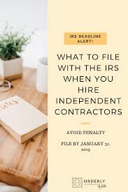 Filing Form 1099 Misc For Your Independent Contractors Small Business Tax Deductions Small Business Tax Business Tax Deductions