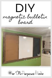 Check spelling or type a new query. Diy Magnetic Bulletin Board Our Re Purposed Home